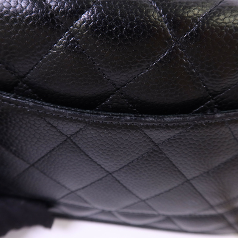 CHANEL 牛皮皮革WOC Wallet On Chain金扣鏈帶肩背袋-15