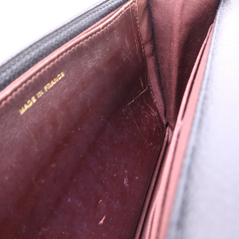 CHANEL 牛皮皮革WOC Wallet On Chain金扣鏈帶肩背袋-19