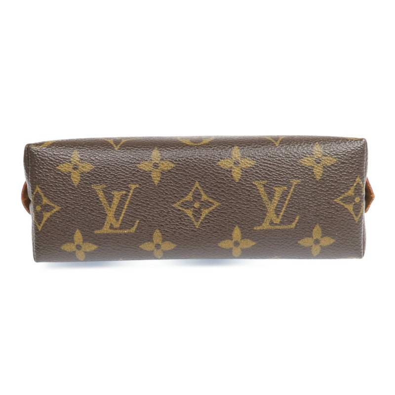 LOUIS VUITTON Monogram Cosmetic Pouch金扣手拿包-3