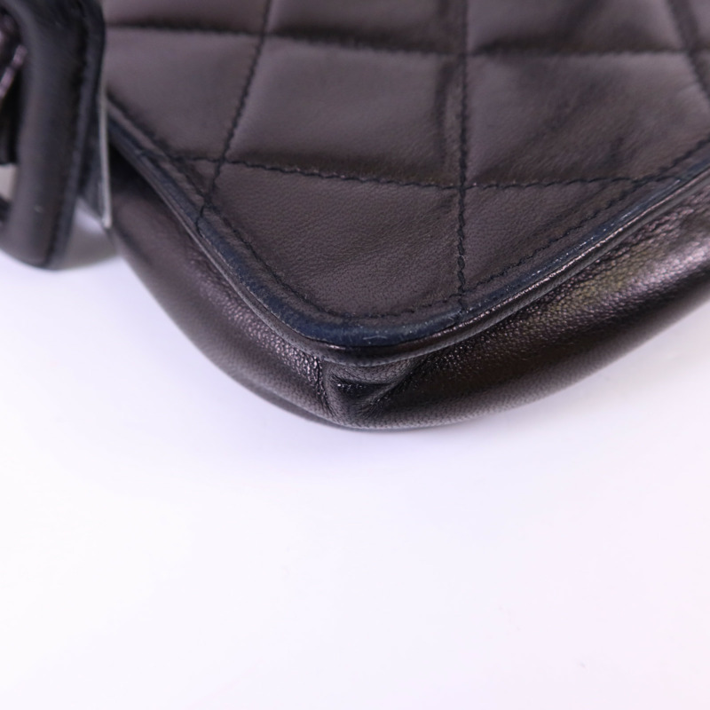 CHANEL 羊皮皮革Waist Bag金扣腰包-15