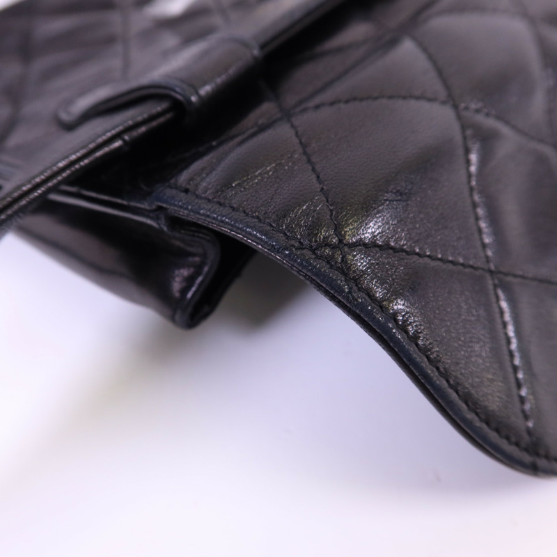 CHANEL 羊皮皮革Waist Bag金扣腰包-19