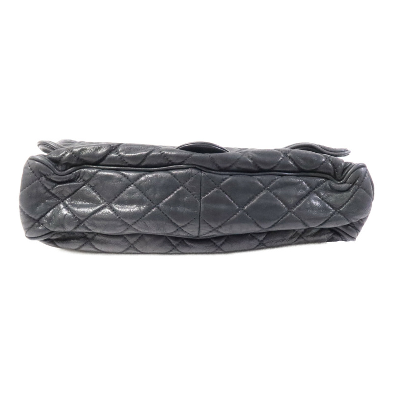 CHANEL 牛皮皮革Chain Shoulder Bag金扣鏈帶肩背袋-3