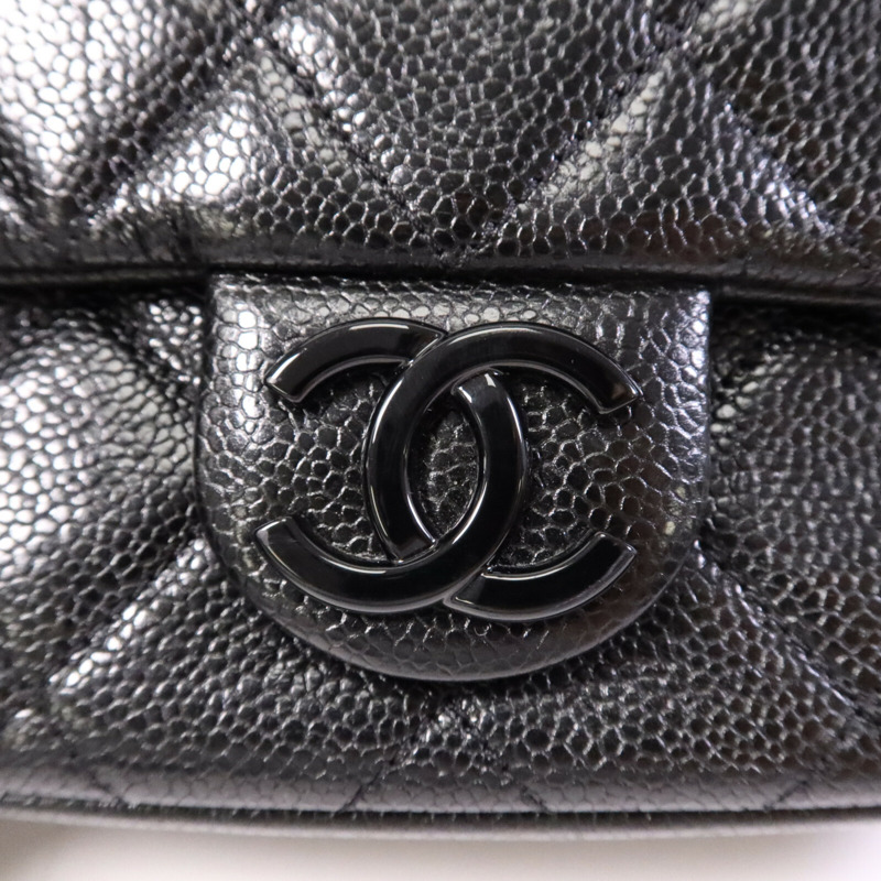 CHANEL 牛皮皮革Mini Classic 17鏈帶肩背袋-6