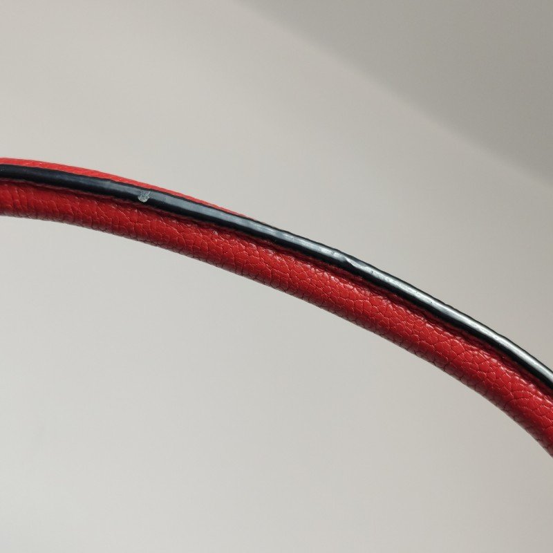 Miu Miu羊皮牛仔布拼色字母Logo斜挎包-20