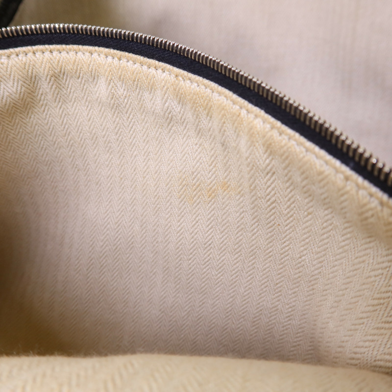 HERMES Negonda皮革Garden Party PM銀扣手挽袋Noir-17