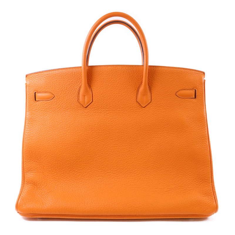 HERMES Togo皮革Birkin 40銀扣手挽袋-1