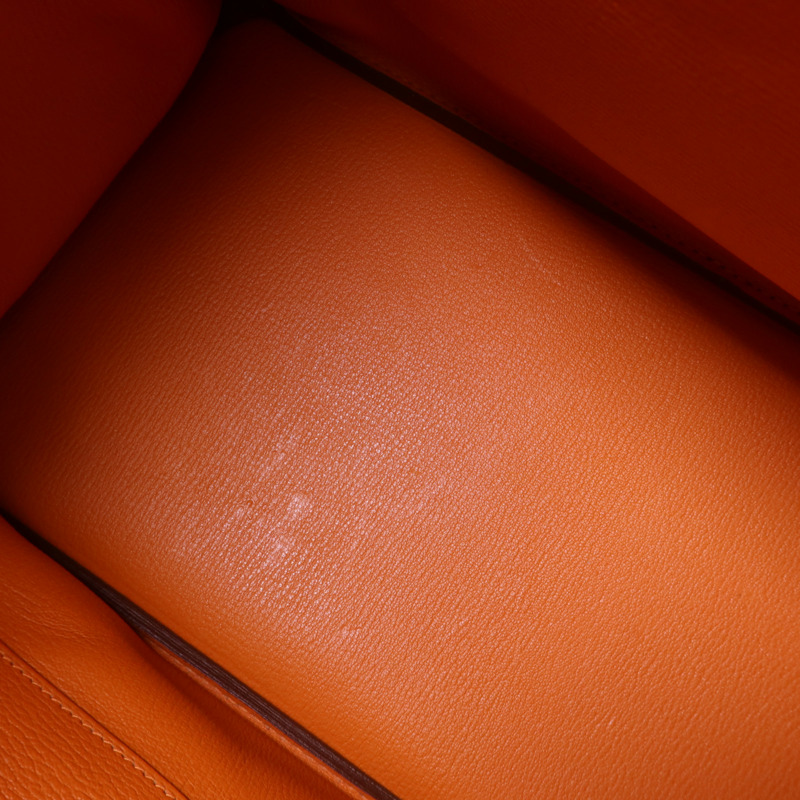 HERMES Togo皮革Birkin 40銀扣手挽袋-15