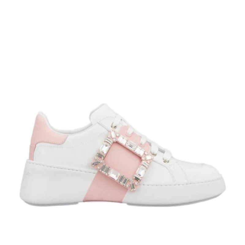 Roger Vivier 女士 Viv’ Skate Strass 鑽扣休閒運動鞋38跟高: 4.5cm-5