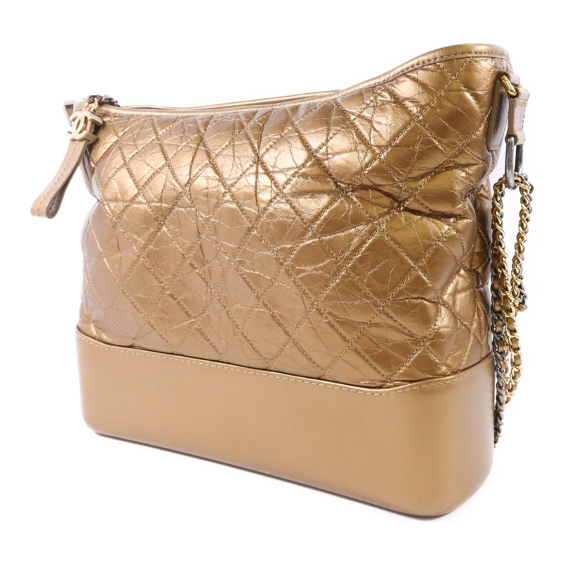 CHANEL 牛皮皮革Gabrielle Large鏈帶肩背袋-2