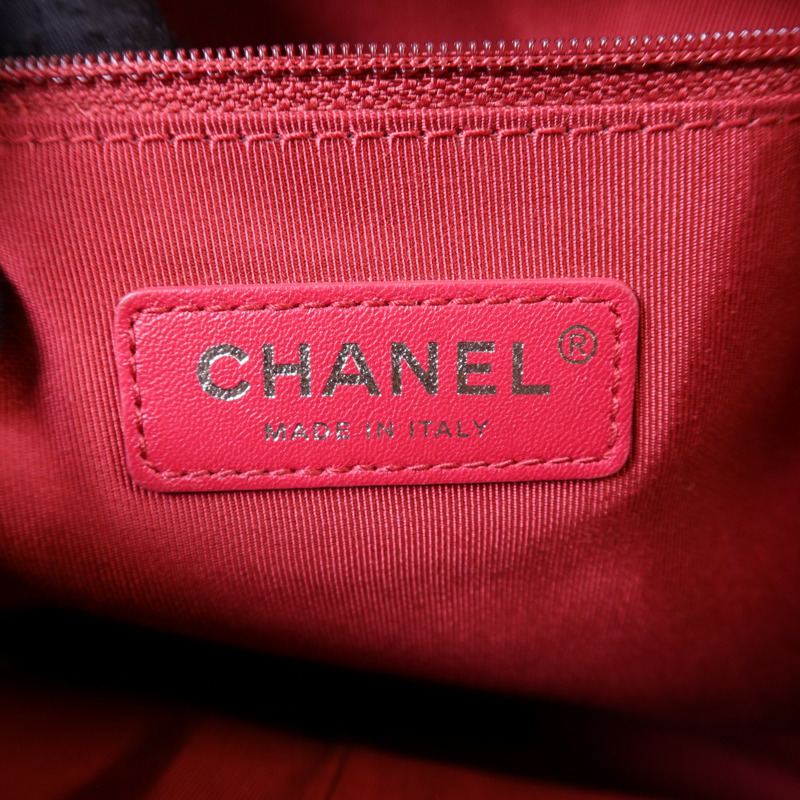 CHANEL 牛皮皮革Gabrielle Large鏈帶肩背袋-7