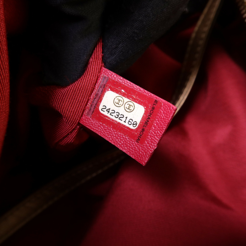 CHANEL 牛皮皮革Gabrielle Large鏈帶肩背袋-8