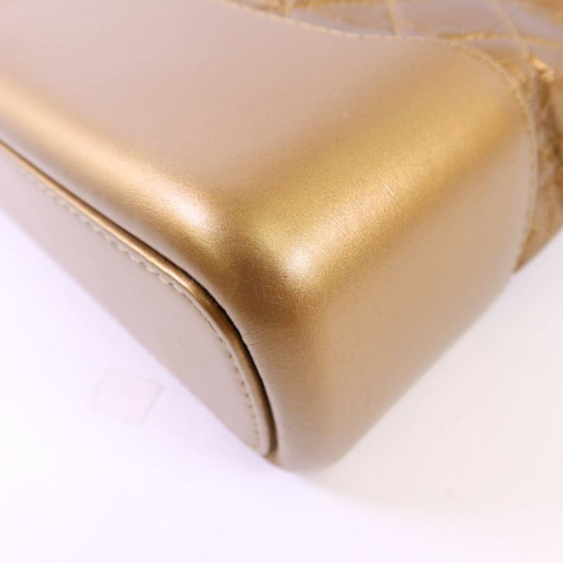 CHANEL 牛皮皮革Gabrielle Large鏈帶肩背袋-14