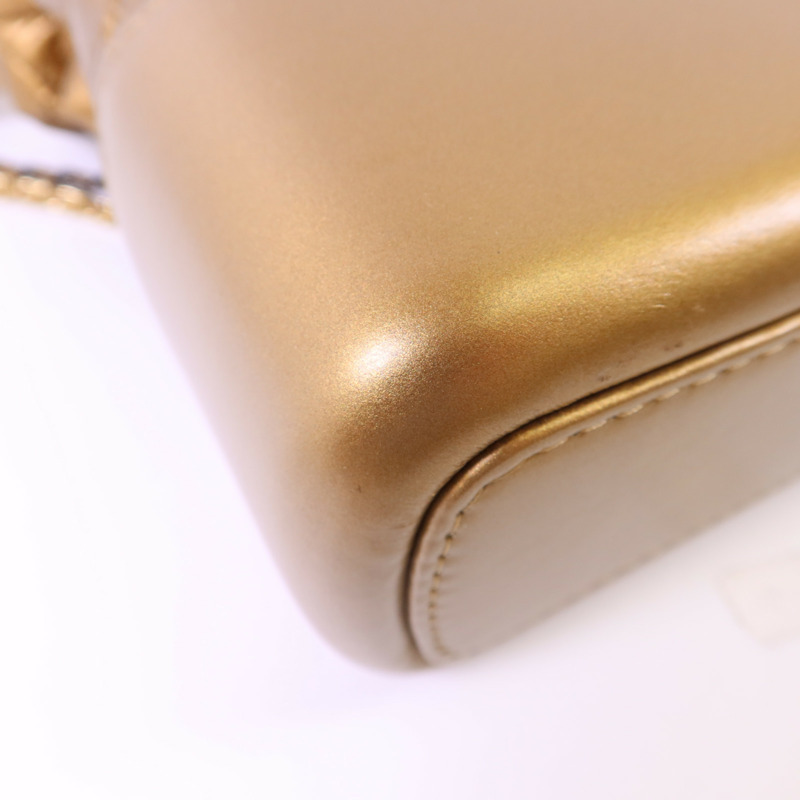 CHANEL 牛皮皮革Gabrielle Large鏈帶肩背袋-15