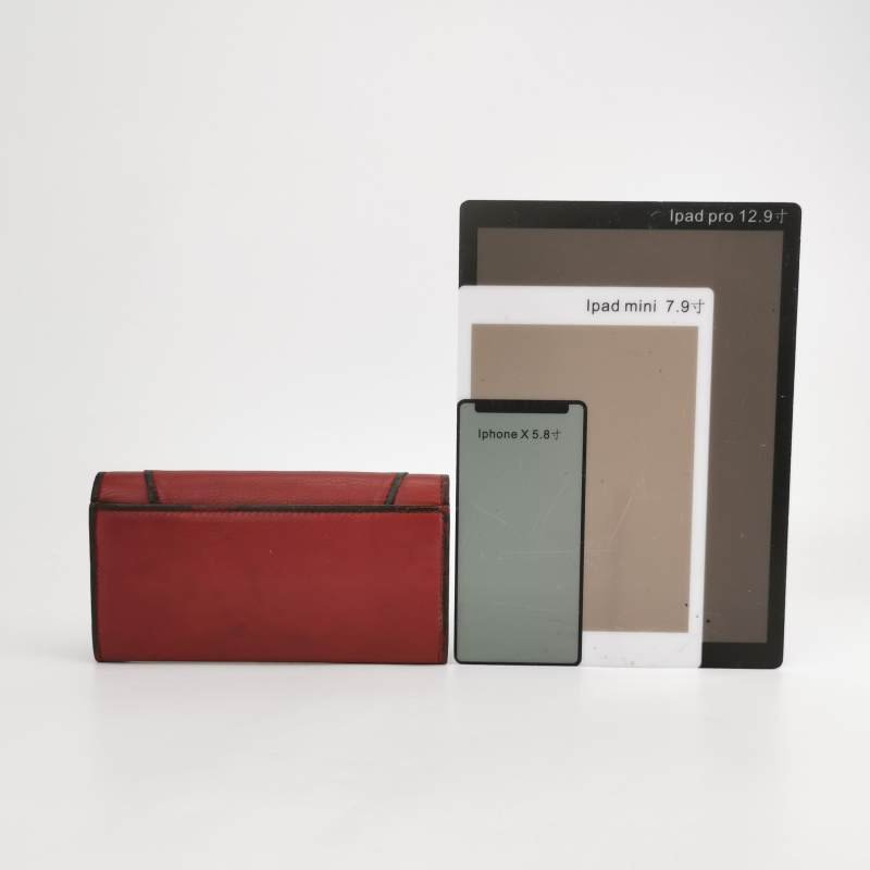 Burberry牛皮純色銘牌logo翻蓋錢包-2