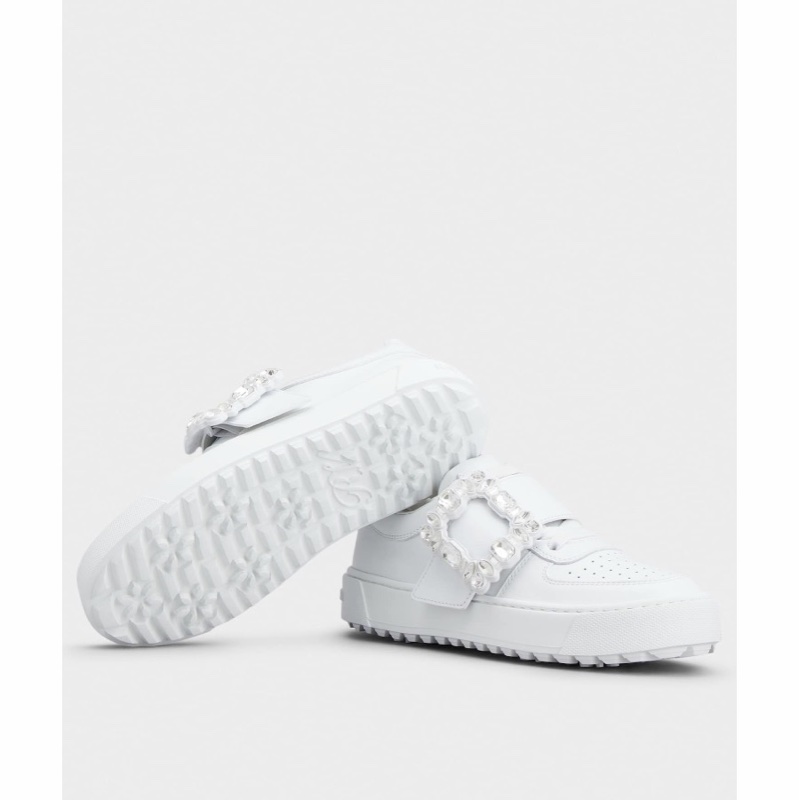 Roger Vivier 女士 鑽扣運動鞋35.5 36 37.5 38.5碼-5