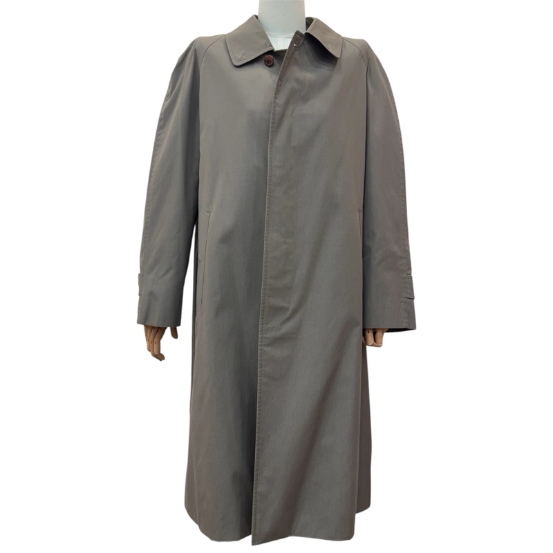 Burberry 灰色長款風衣 秋冬vintage 中古-1