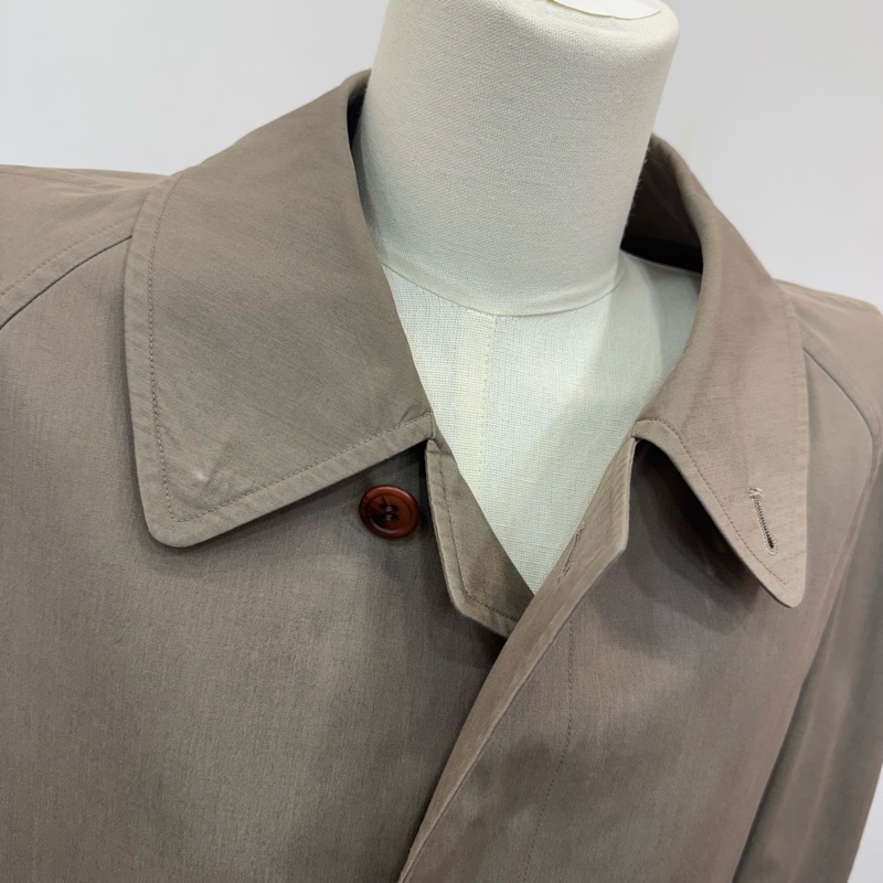 Burberry 灰色長款風衣 秋冬vintage 中古-7