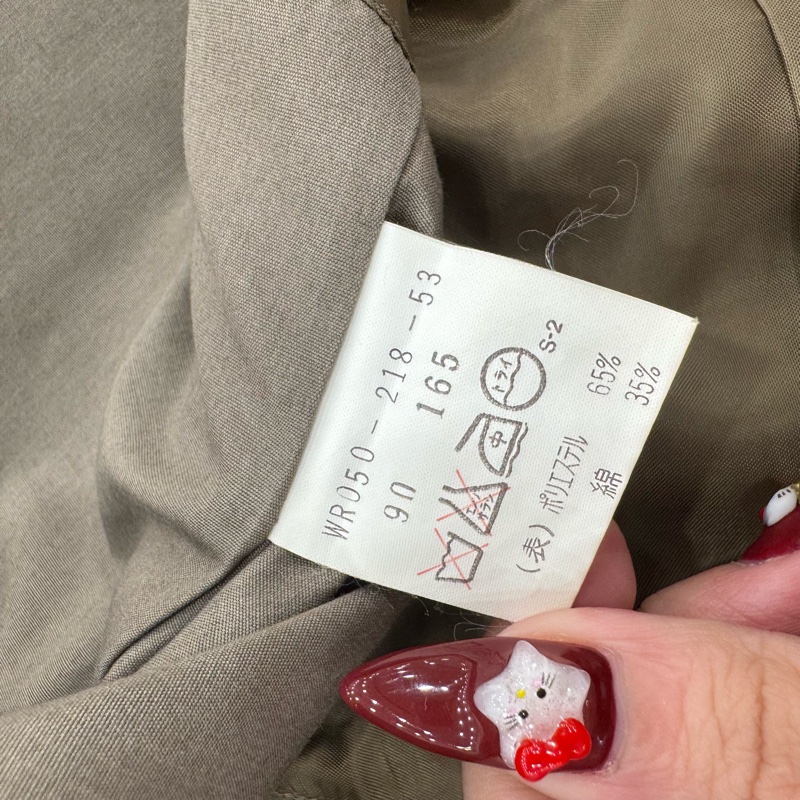 Burberry 灰色長款風衣 秋冬vintage 中古-14