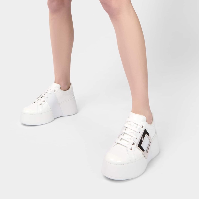 Roger Vivier 女士 Viv Skate運動休閒鞋39 碼-4