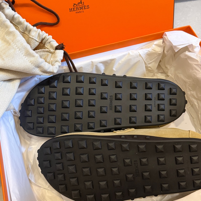 愛馬仕Lazy樂福鞋 米色 雪花石膏 全新🐎39號-4