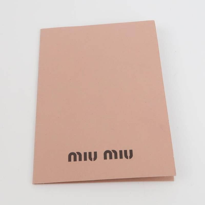 Miu Miu Madras羊皮拼色金屬鎖扣斜挎包單肩包-8