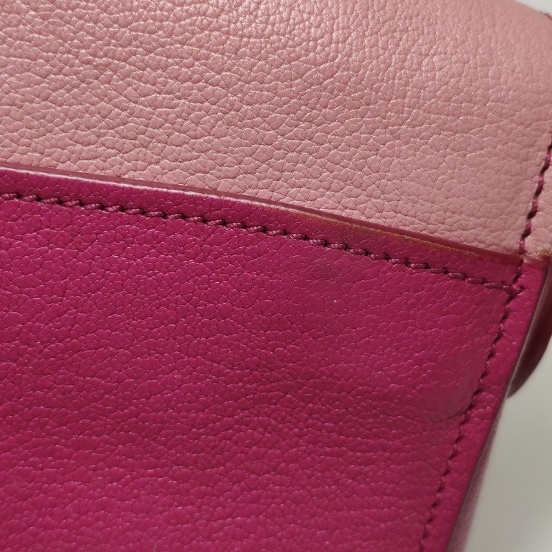 Miu Miu Madras羊皮拼色金屬鎖扣斜挎包單肩包-15