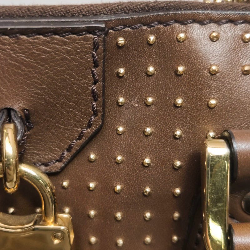 Burberry牛皮純色拉鏈手提包-17