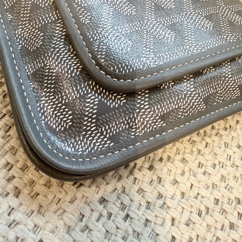 Goyard 信封包 灰色9.5新-10