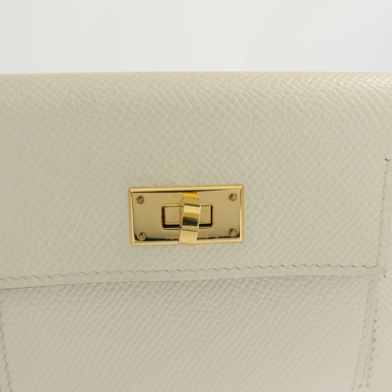 HERMES Epsom皮革Kelly Pocket金扣零錢包Nata-10
