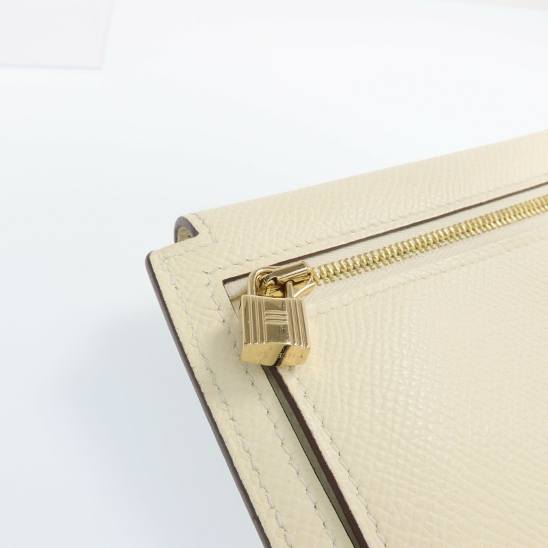 HERMES Epsom皮革Kelly Pocket金扣零錢包Nata-11
