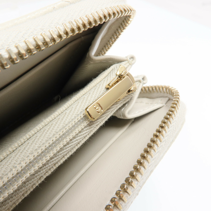 CHANEL 牛皮皮革Card Case銀扣卡片套-12