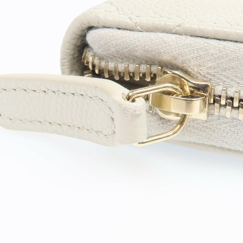 CHANEL 牛皮皮革Card Case銀扣卡片套-15