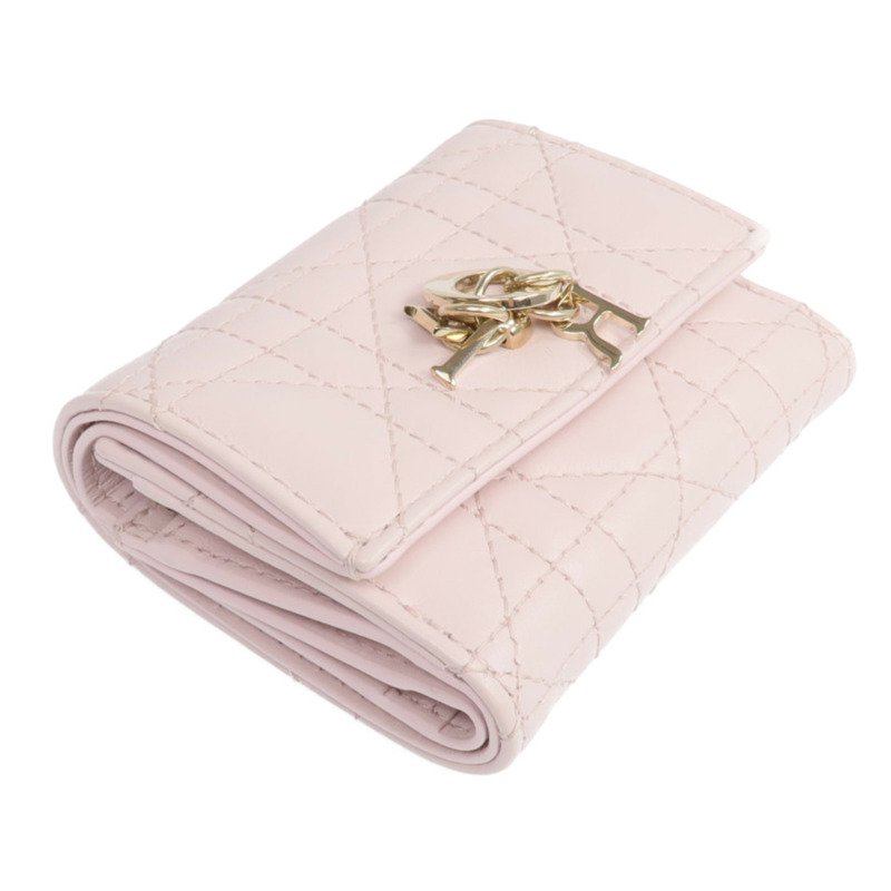 Dior 羊皮皮革My Dior Glycine金扣錢包-3