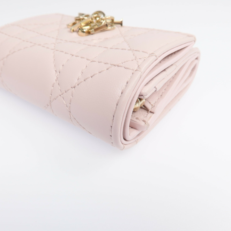 Dior 羊皮皮革My Dior Glycine金扣錢包-9