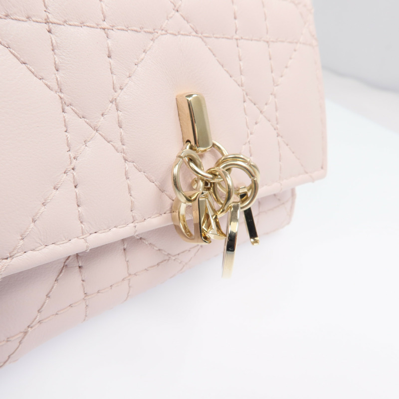 Dior 羊皮皮革My Dior Glycine金扣錢包-10