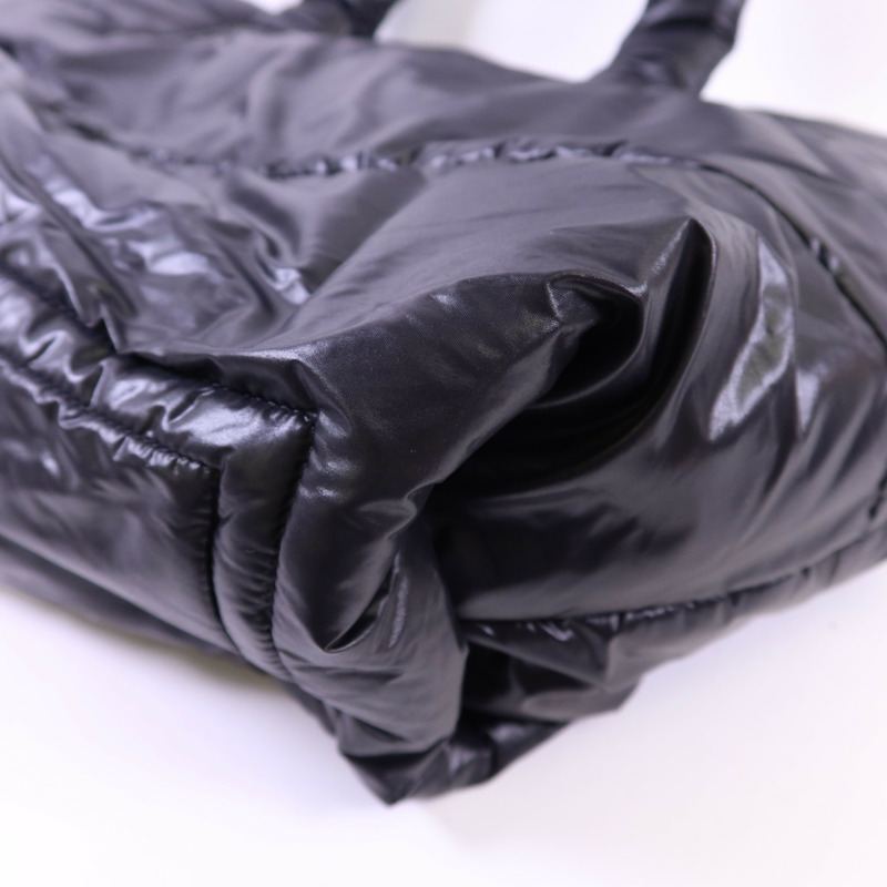 CHANEL 尼龍CoCo Cocoon銀扣肩背袋/手挽袋-11