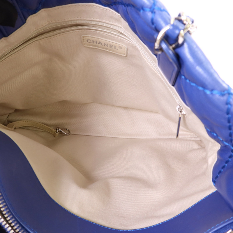 CHANEL 牛皮皮革Chain Shoulder Bag銀扣鏈帶肩背袋-4