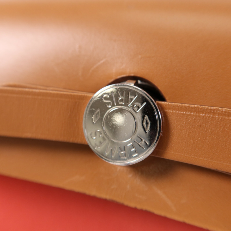 HERMES 帆布Herbag PM銀扣手挽肩背兩用袋Bougainvillea-5