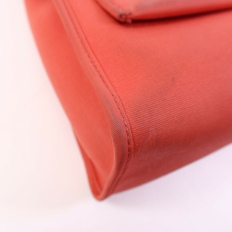 HERMES 帆布Herbag PM銀扣手挽肩背兩用袋Bougainvillea-12