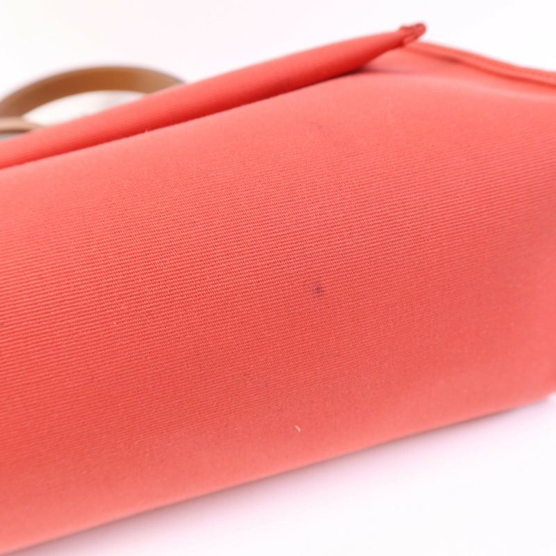 HERMES 帆布Herbag PM銀扣手挽肩背兩用袋Bougainvillea-17