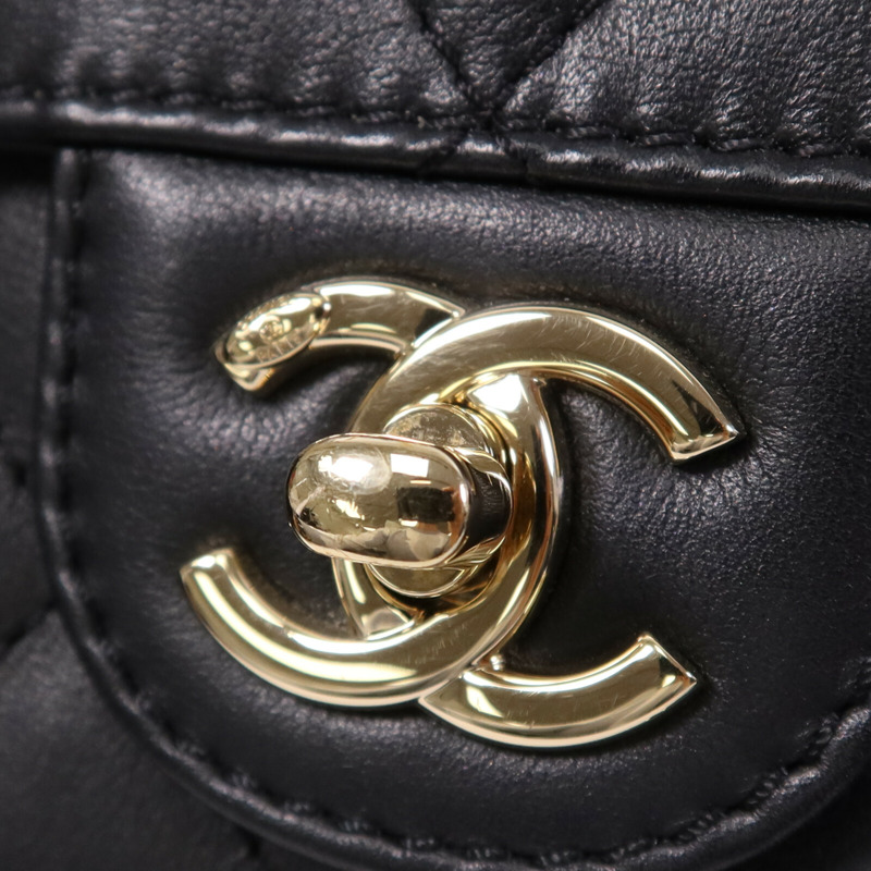 CHANEL 牛皮皮革2 Way Shoulder Bag金扣鏈帶肩背袋-5