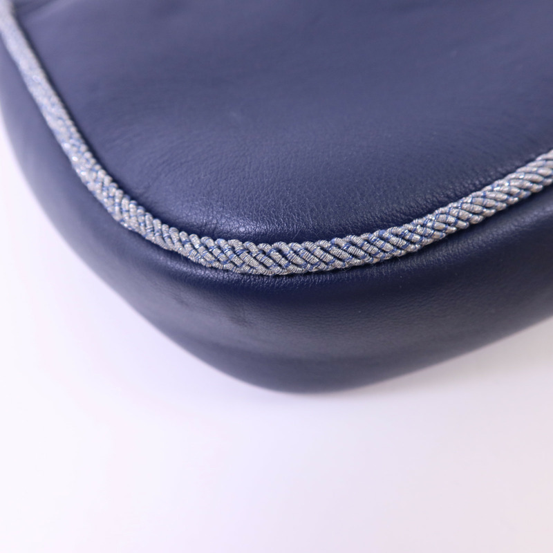 CHANEL 羊皮皮革Chain Shoulder Bag銀扣鏈帶肩背袋-16