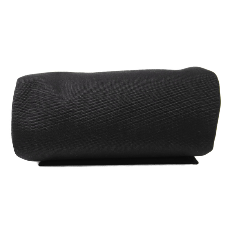 HERMES 帆布Herbag PM金扣手挽肩背兩用袋Noir-3