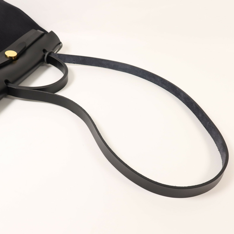 HERMES 帆布Herbag PM金扣手挽肩背兩用袋Noir-8