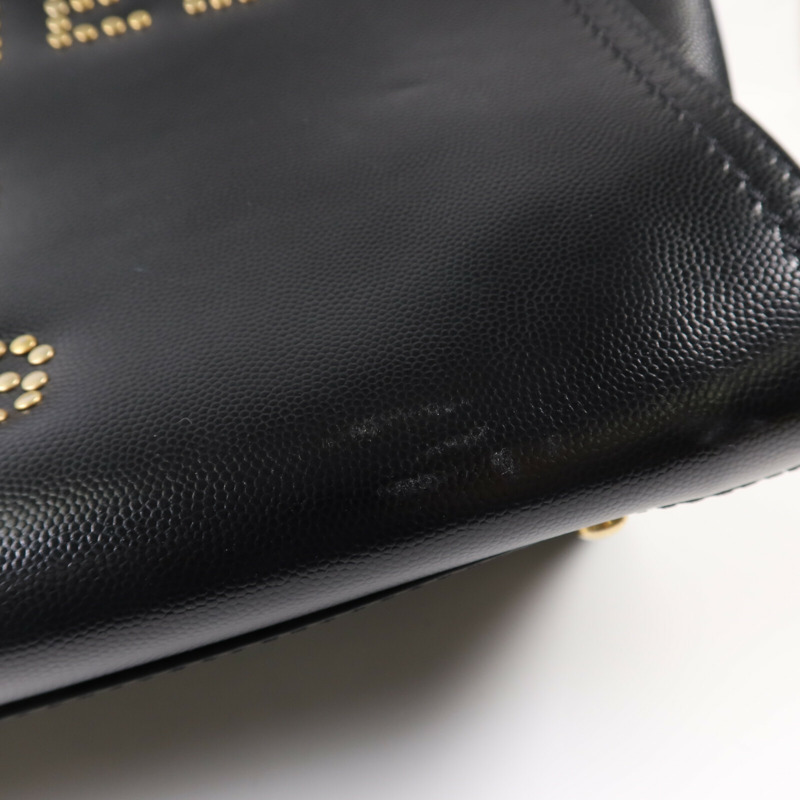 CHANEL 牛皮皮革Deauville Tote金扣鏈帶手挽肩背兩用袋-14