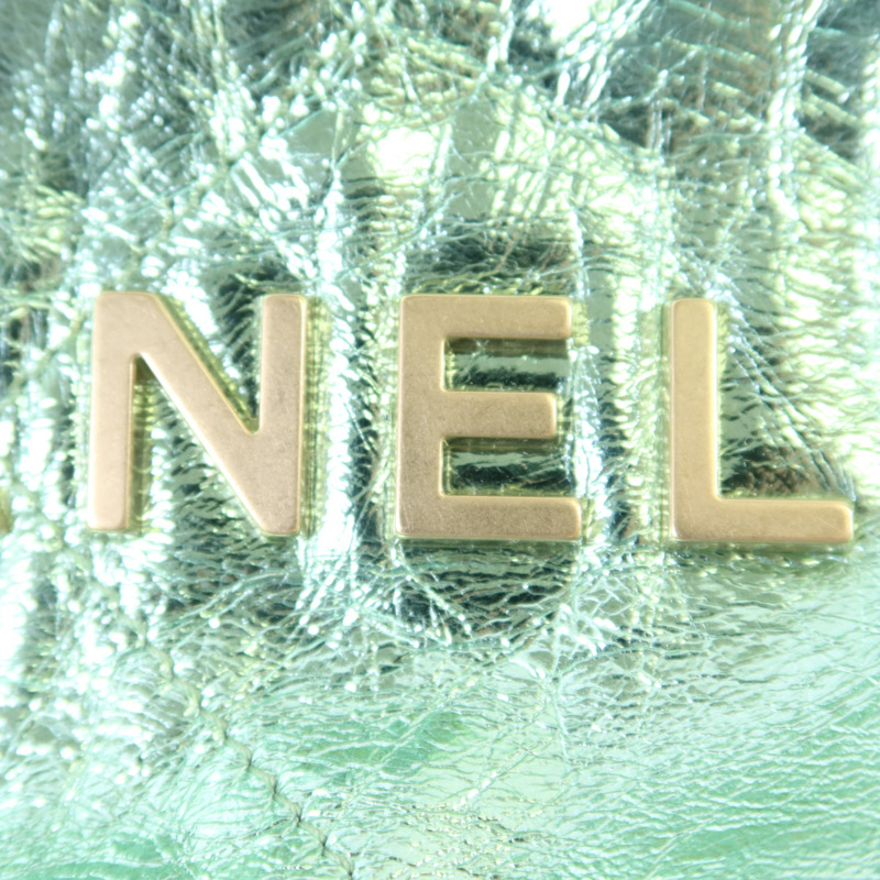 CHANEL 牛皮皮革C22 Mini金扣手挽肩背兩用袋-9