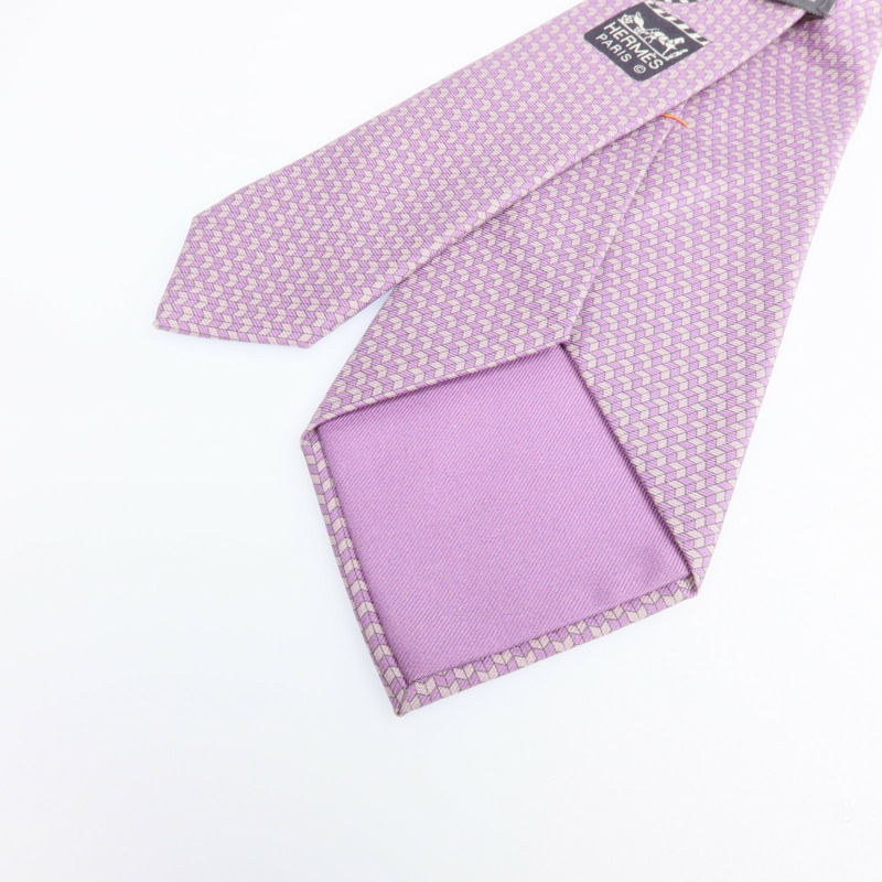 HERMES 絲質Necktie領帶-4