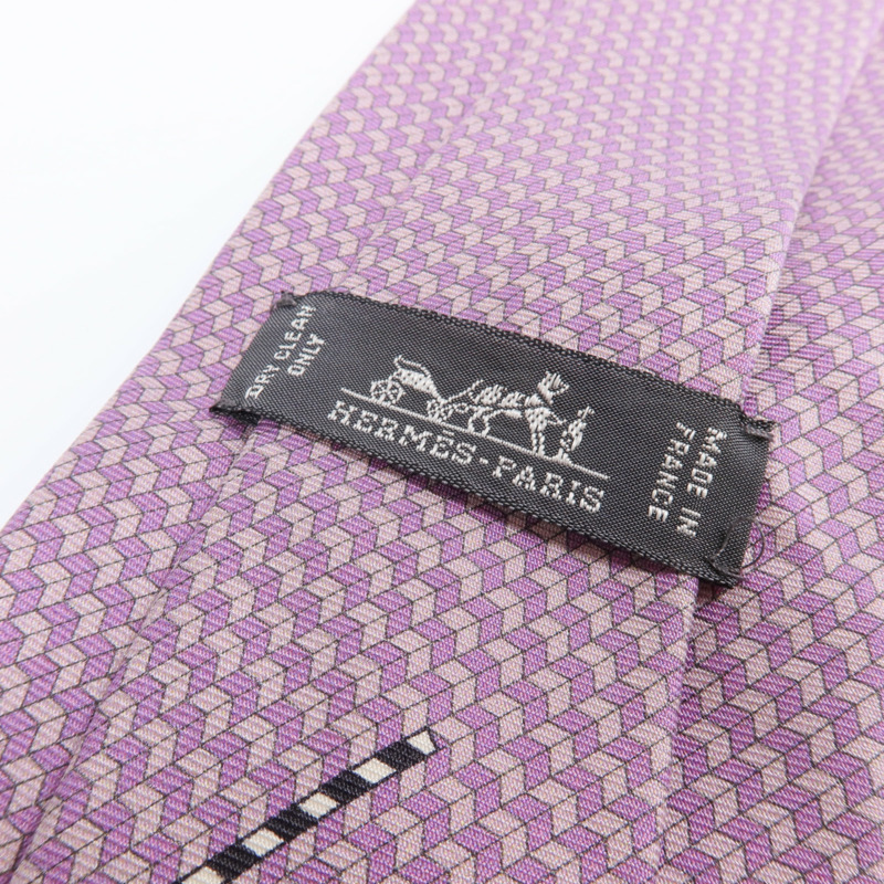 HERMES 絲質Necktie領帶-6