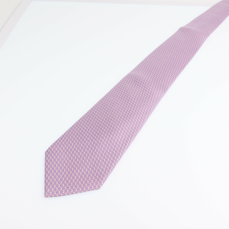 HERMES 絲質Necktie領帶-8