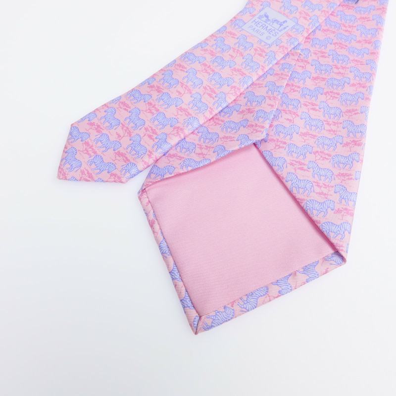 HERMES 絲質Necktie領帶-4